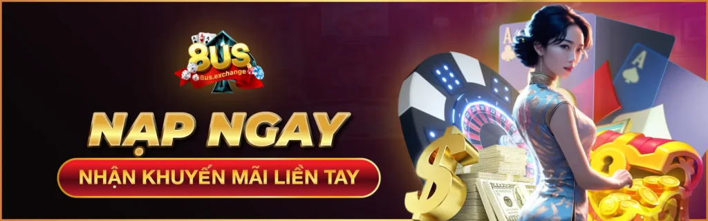 8US – Nhà cái giải trí hàng đầu với ưu đãi cực hấp dẫn 1 banner 8us
